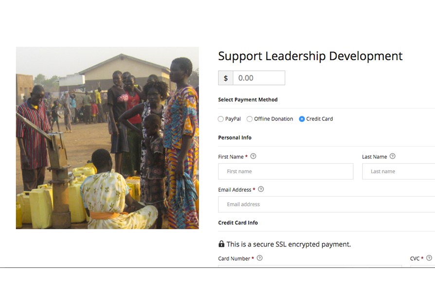 Africa Sunrise Communities Web Screenshot